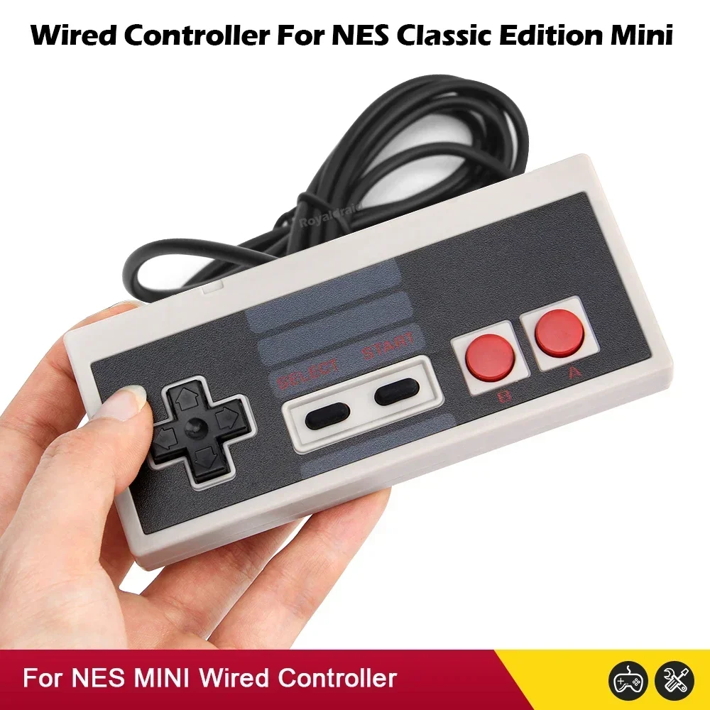 NEW 2 Colors For NES Mini Classic Edition Wired Game Controller Gaming Gamepad for Nintend NES Mini Classic Edition Game Joypad