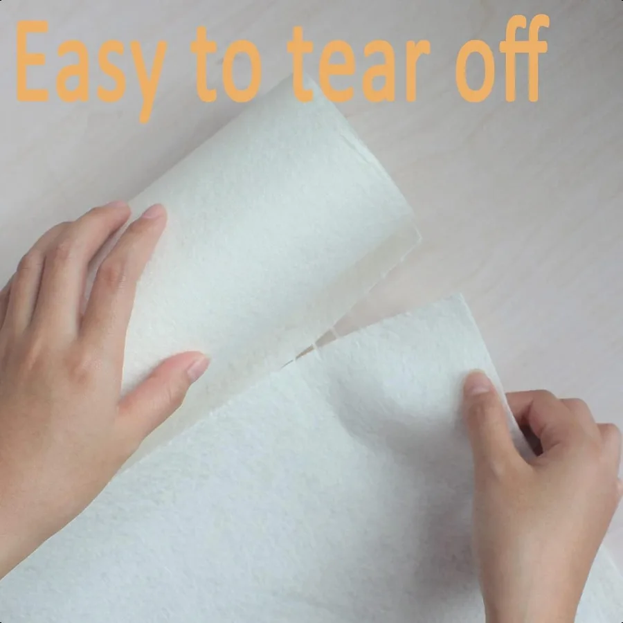 Asciugamani di carta di bambù di ricambio 4 rotoli 80 fogli Asciugamani di carta riutilizzabili lavabili resistenti per cucina e uso quotidiano 11x1