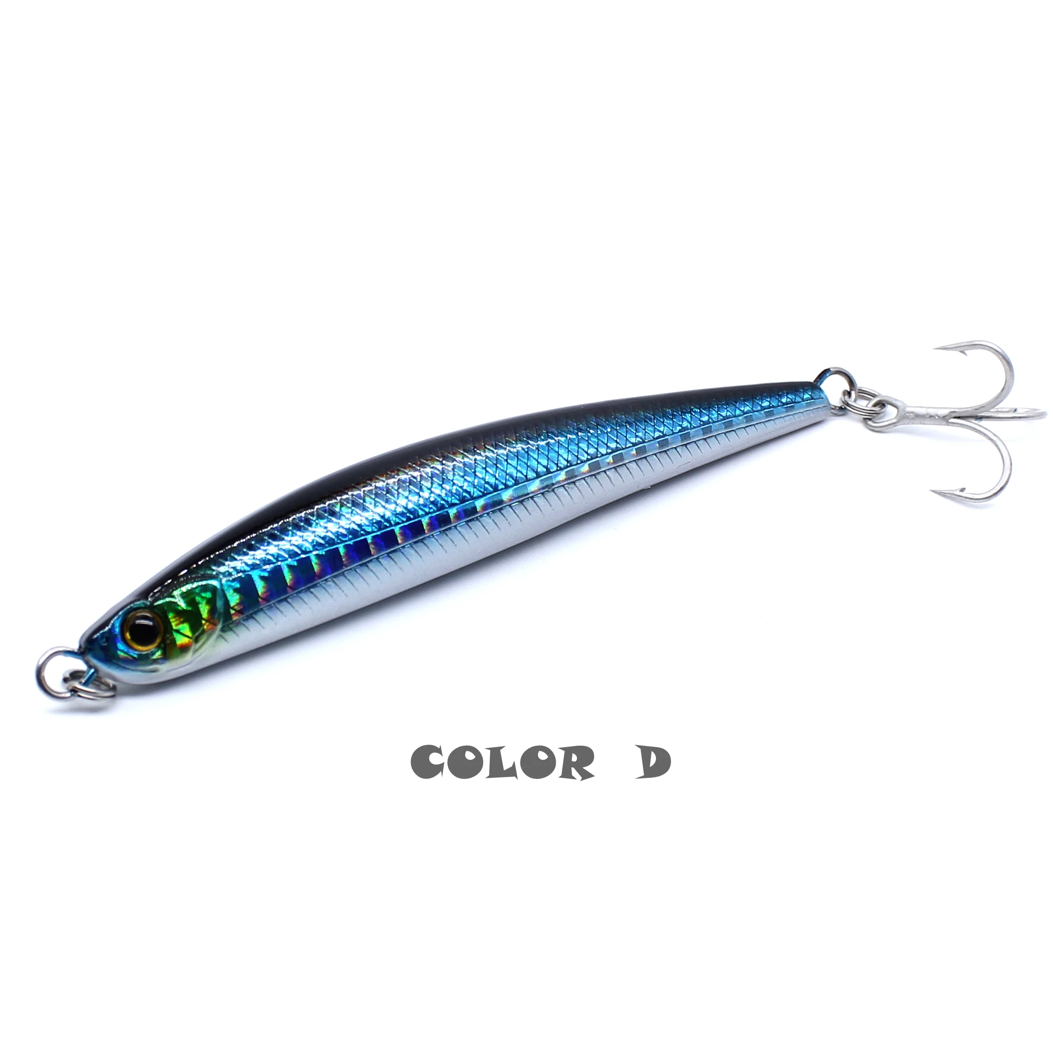 AOCLU Sinking Stick Pencil Wobbler 9cm 28.3g Hard Bait Bionic Lure Bass Fresh Saltwater VMC Hook Deep Sea Boat Rock Fishing