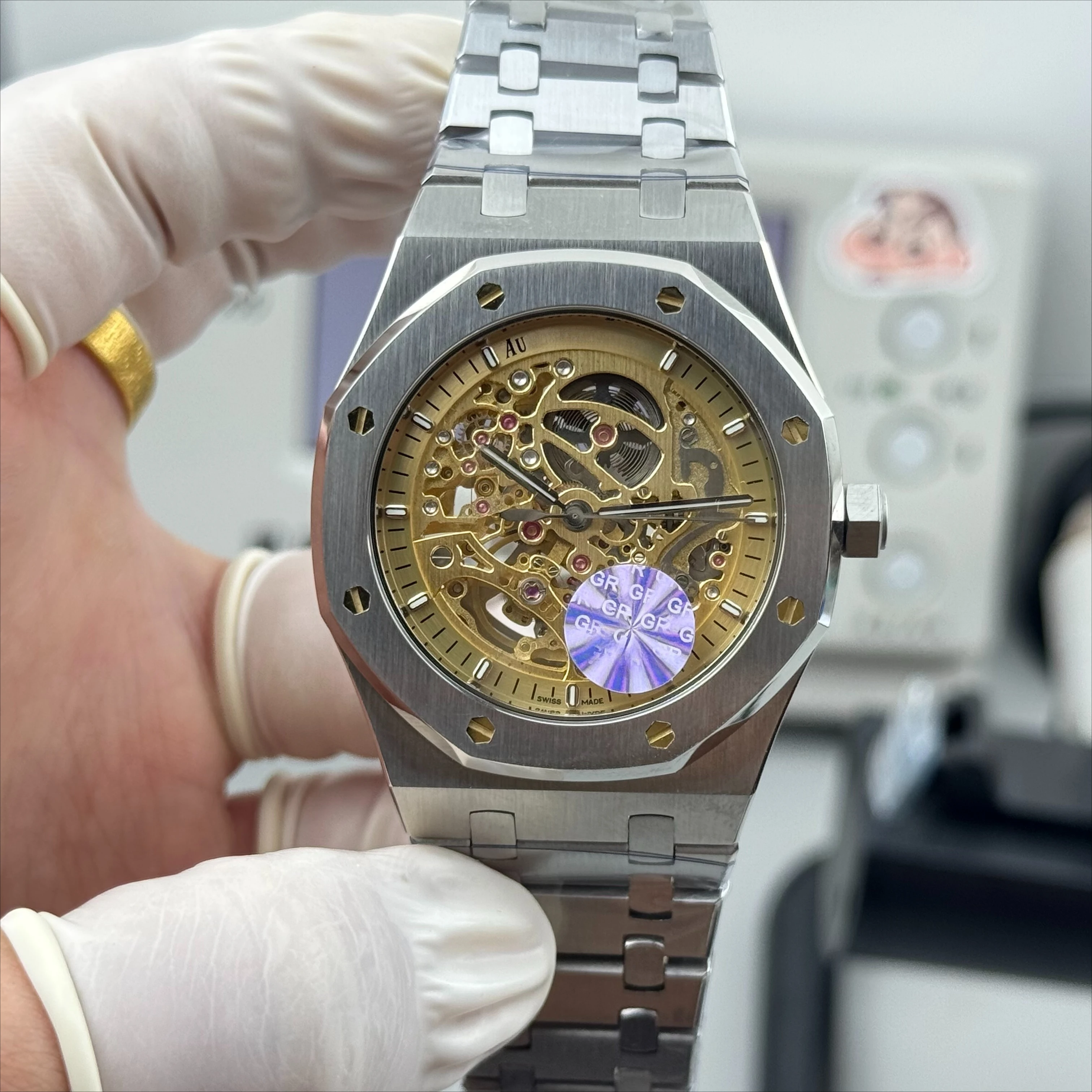 

Механические часы AU, подходящие для повседневных и элитных мероприятий, для девушек