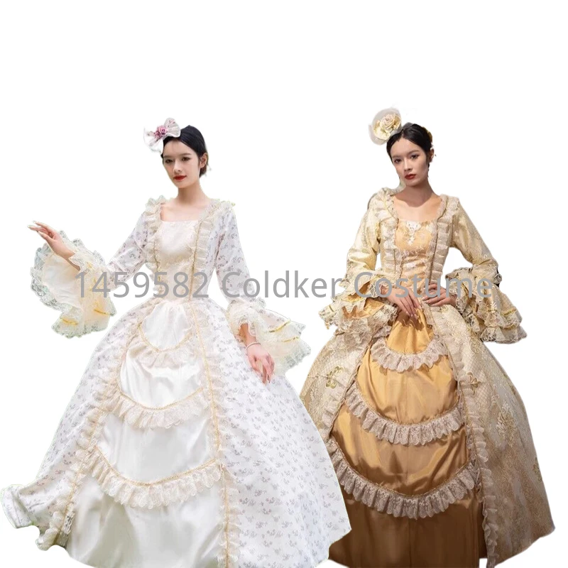 

Women's Victorian Rococo Dress Inspiration Maiden Costume Marie Antoinette Medieval Party Dress