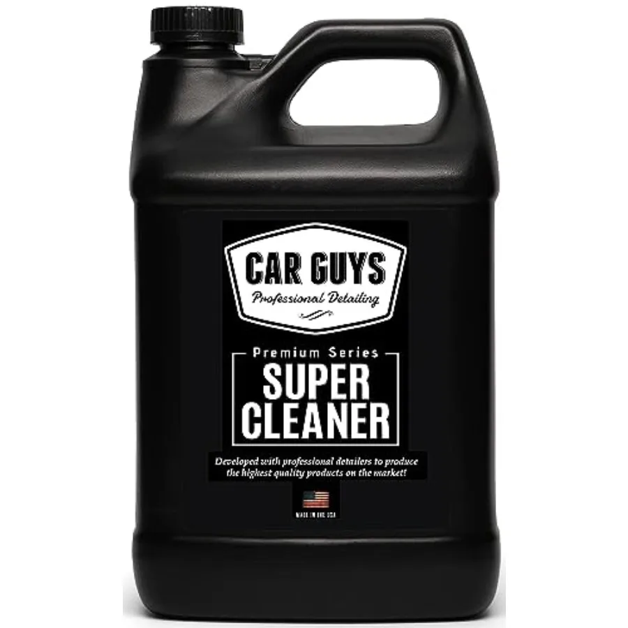 

CAR GUYS Super Cleaner 1 Gallon Refill Effective Car Interior Cleaner Leather Car Seat Cleaner Stain Remover for Carpet Upholst