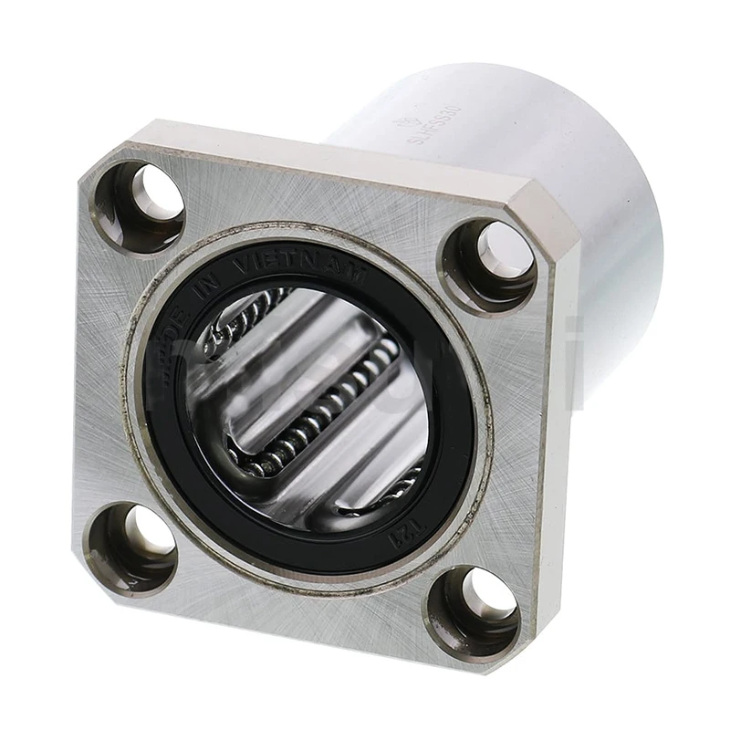 Flanged Linear Bearings / Single Liner Standard Type, Sliding LMK6 8 10 12 16 20 25 30 35 40UU