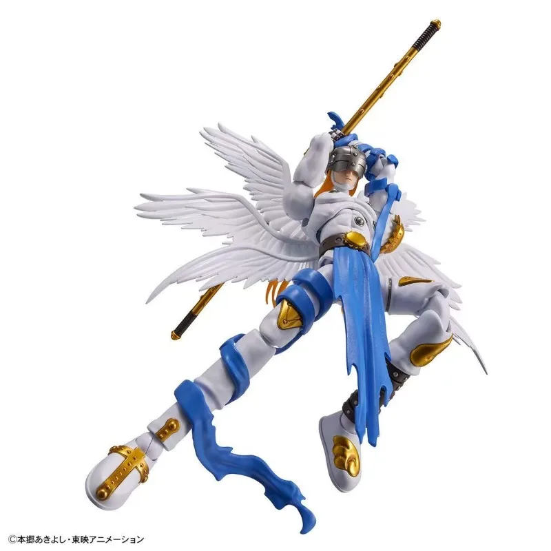Figurine d'action Angemon de l'anime Digimon Adventure, modèle de collection de jouets originaux Bandai Figure-rise FRS, cadeau, ornements, collection AS