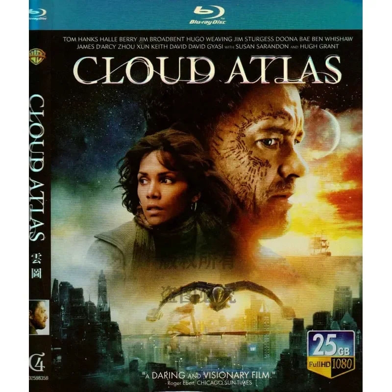 Sci-fi suspense movie, cloud map bd high definition blu-ray 1 disc