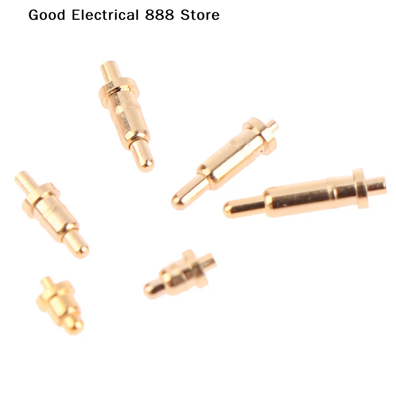 【G】10piece Pogo Pin Connector Pogopin Battery Spring Load Contact SMD Pin PCB 2 3 4 5 6 7 8 9 10 12 14 15 16mm Test Spring Probe
