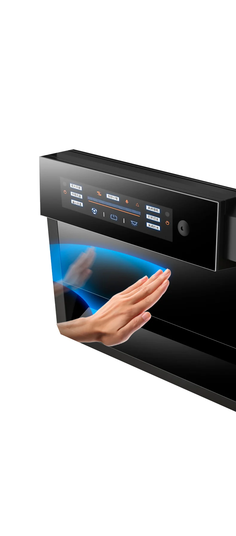 Wholesale Pricing Energy Efficient Home appliance kitchen Large suction top side double suction range hood