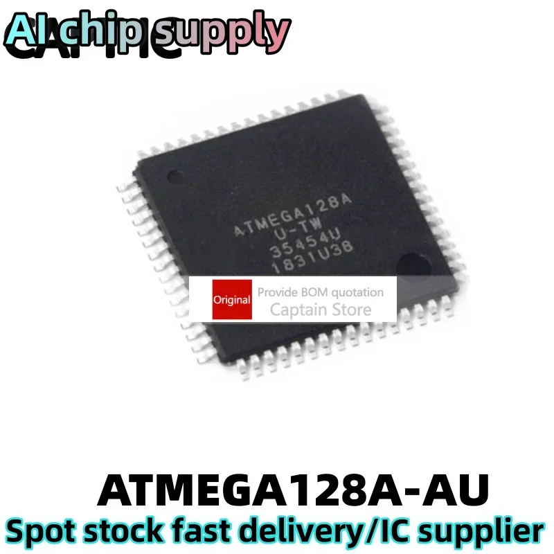 

5PCS ATMEGA128A-AU TQFP64