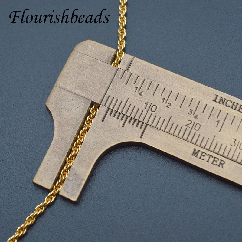 30pcs/lot Anti Fading 45cm Length Twist Necklace Chain For Pendant Jewelry view 4