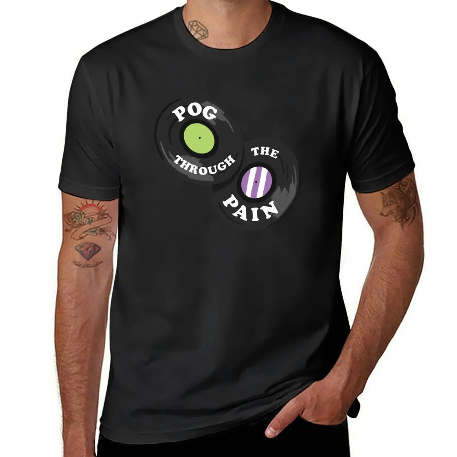 

Pog Through the Pain T-Shirt summer clothes Short sleeve tee men clothes