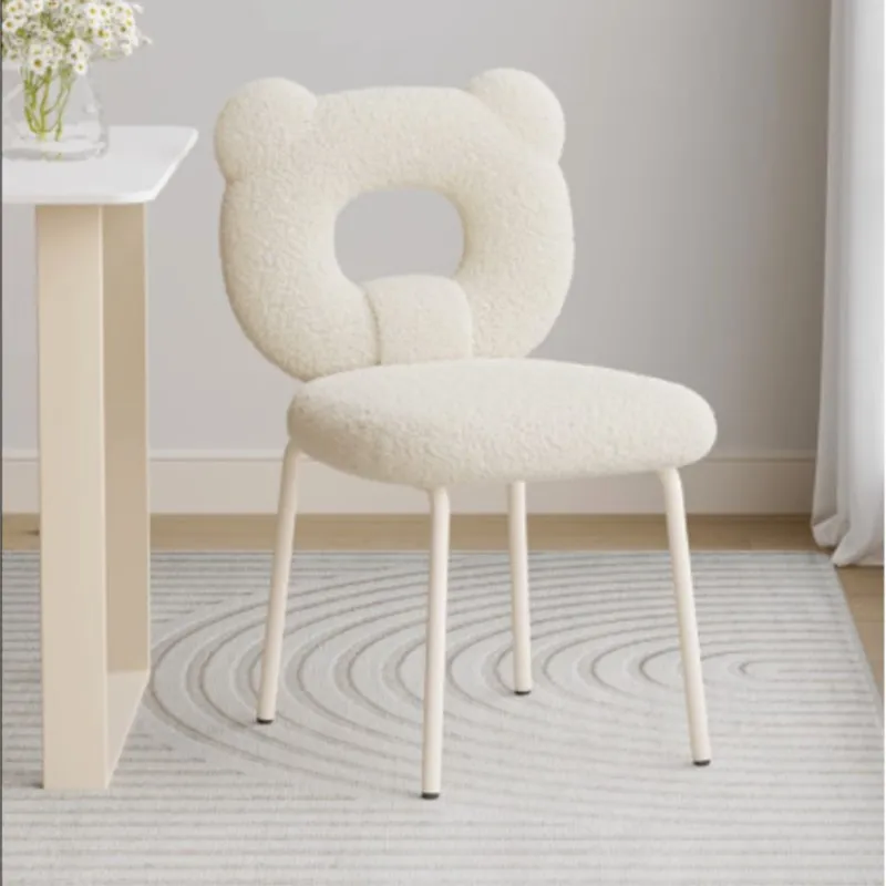 

Light Luxury Cream Style Design Backrest Style Is Used For Dining Chairs Simple Modern Dressing Stools Or Home Rest Stools New