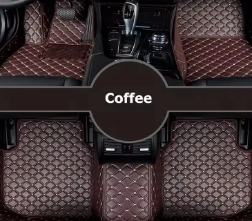 Customized for Audi A6 C8 2019-2023 Year personalized luxury leather all-weather waterproof anti slip car floor mats