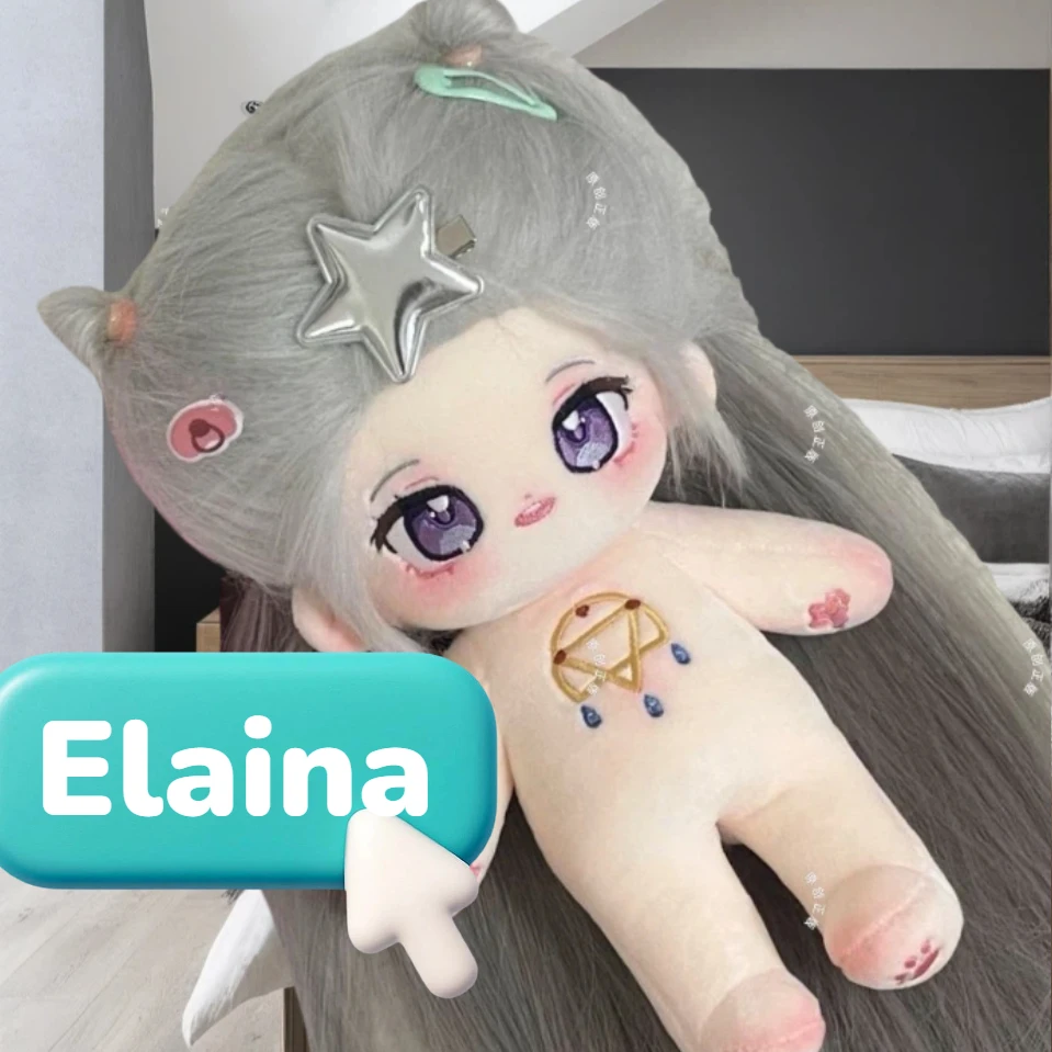 

20 см аниме «Путешествие ведьмы» Элейна плюшевые игрушки для детей косплей наряд для детей и взрослых коллекционный хлопковый подарок