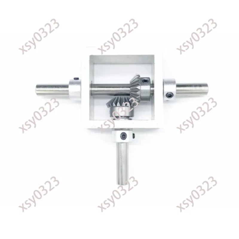 

6MM 1:1 Bevel Gear 90 Degree Right Angle Dual Output Shaft Transmission Converter