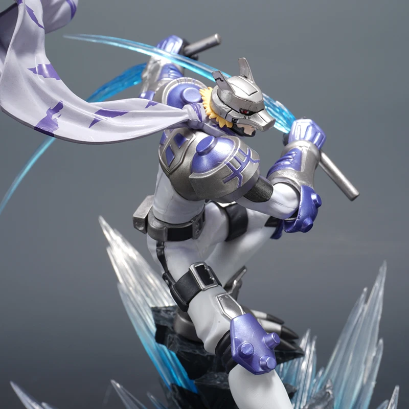 

23cm Wolfmon Anime Figures Digimon Adventure Evolution Wolves And Beasts Pvc Statue Collection Model Decoration Toys Xmas Gifts