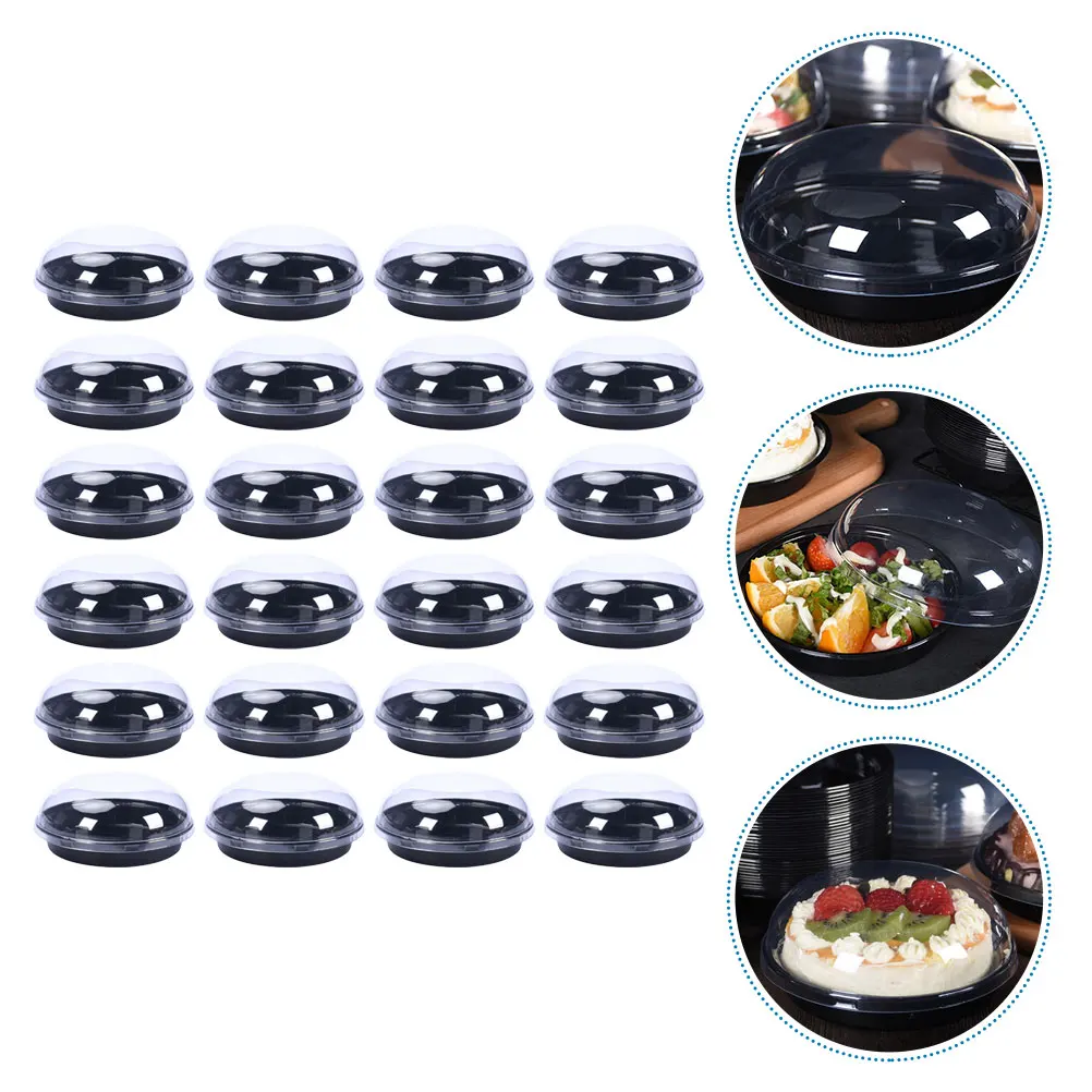 

with Cover Wedding Cake Boxes for Guests The Pet Transparent Baking Wrapping Case