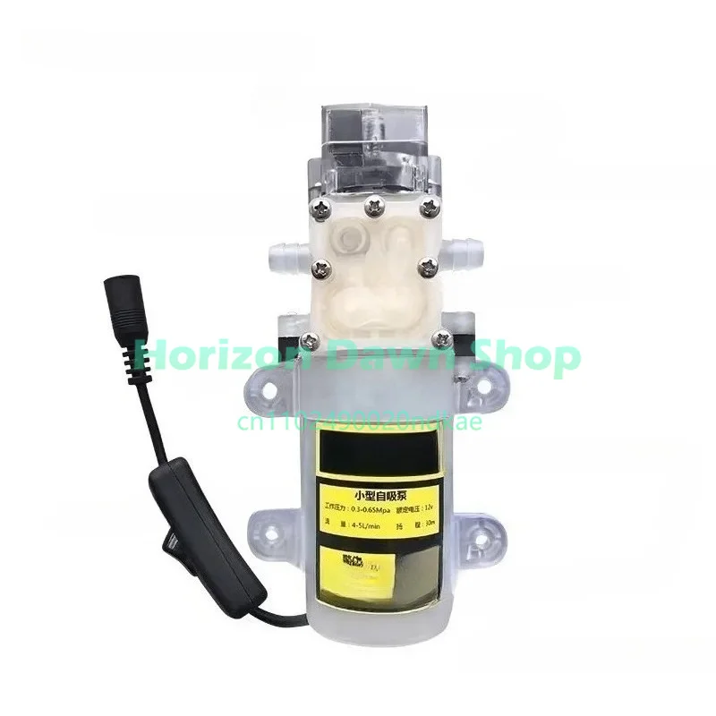 12V Electric Liquid Transfer Pump Set Brew Syphon Pump Intelligent Start-Stop for Wine Beverage Edible Oil Water Purifier Boost