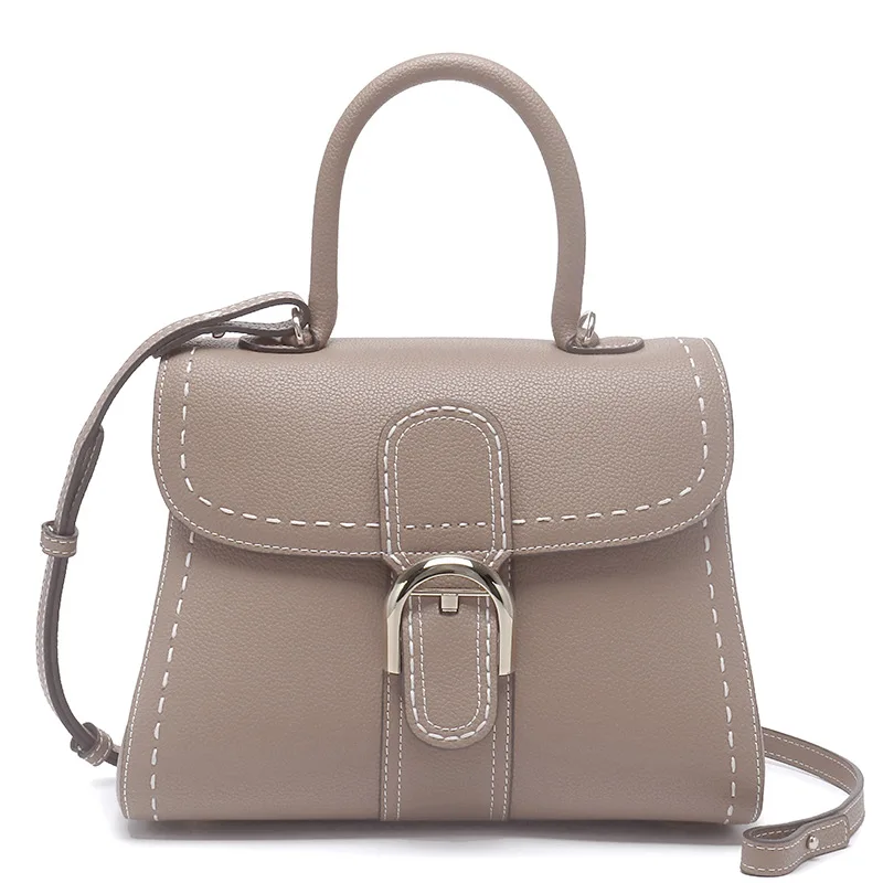 Luxury Brand Women‘s Handbags 2023 High Quality Top Layer Genuine Leather Shoulder Bag for Women Hand-stitched By A Master