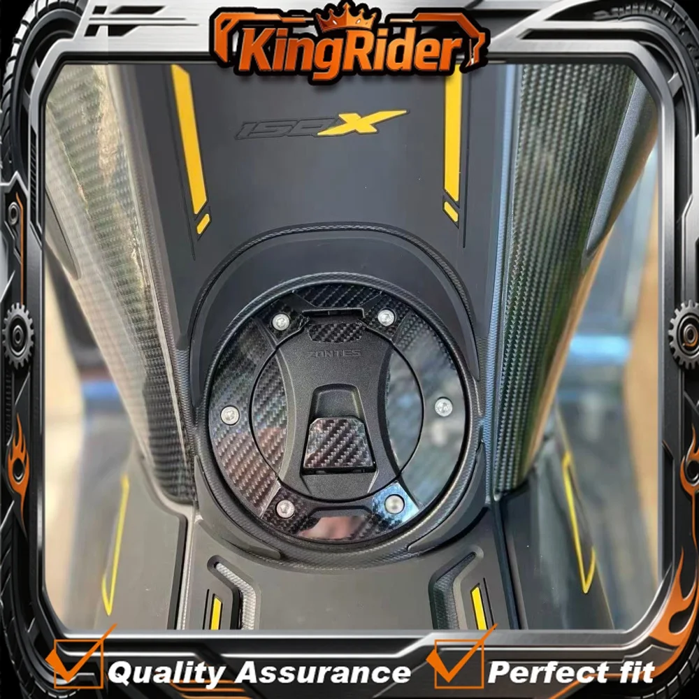 Thickened rubber fuel tank sticker for 2026 ZONTES 150X motorcycle, a protective film for scratch-resistant body parts.