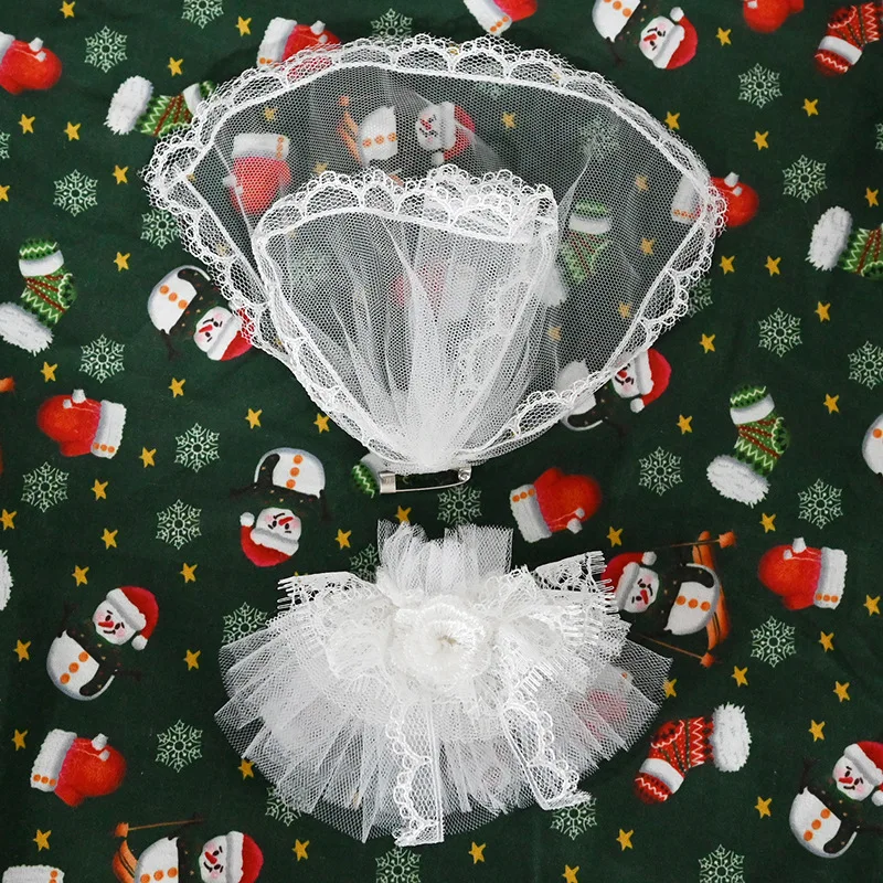 

Кукольная одежда для 10 см 4-го поколения Mini Labubu 4,0, изысканное мини-белое свадебное платье, идеальный подарок