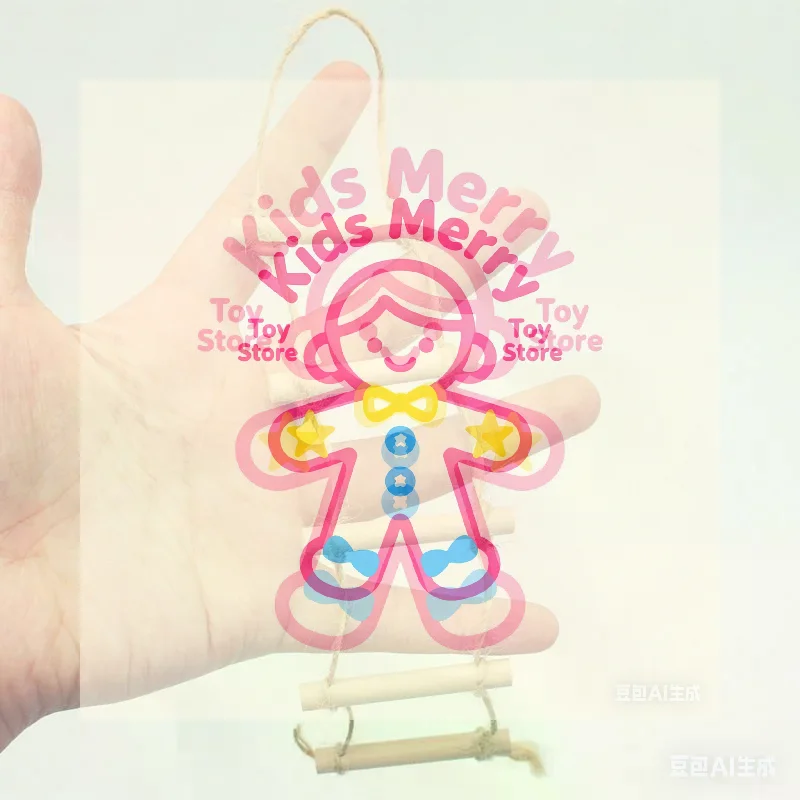 1 قطعة دمية صغيرة خشبية حبل القنب سلم معلق الحيوانات الأليفة البستنة مصغرة المشهد نموذج اللعب بيت الدمية الملحقات #1