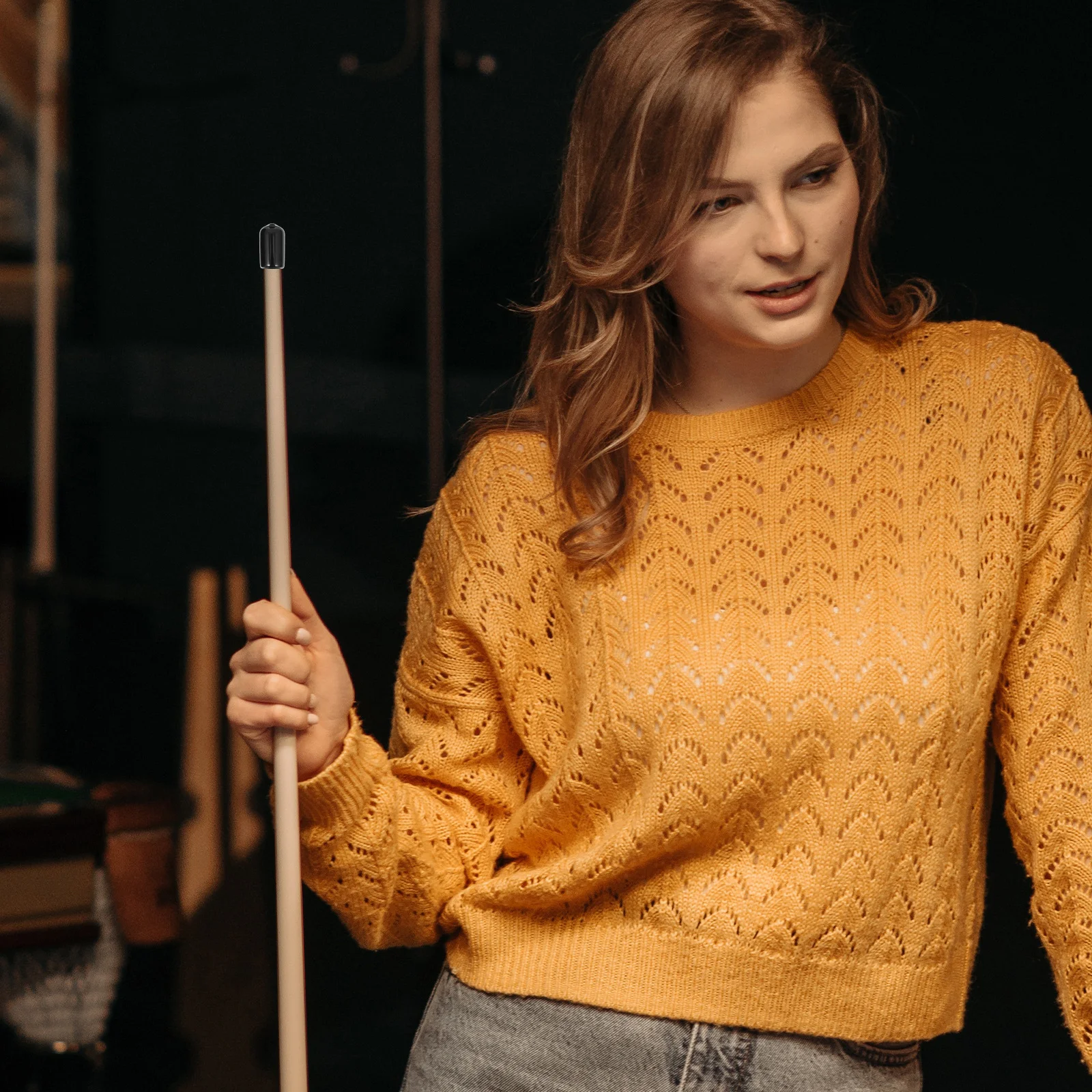 

10Pcs Billiard Supply Essential Cue Head Cover Set Fine Craftsmanship Portable Design for Cue Protection and