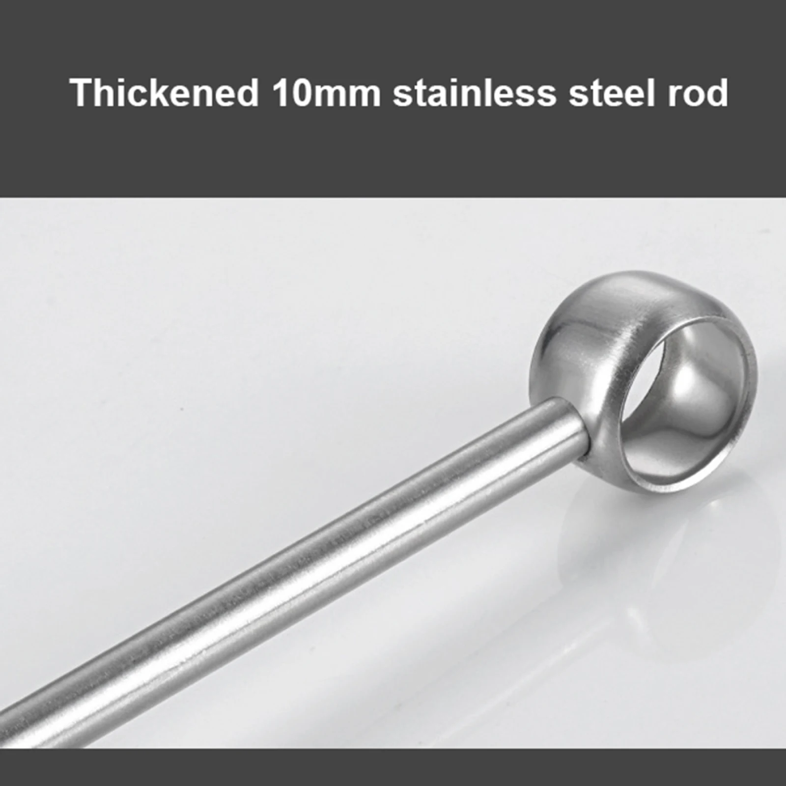 Stainless Steel Closet Rods Round Tube Pipe Support Brackets Flange Base Fixed Drying Hanger Wardrobe Accessories Furniture