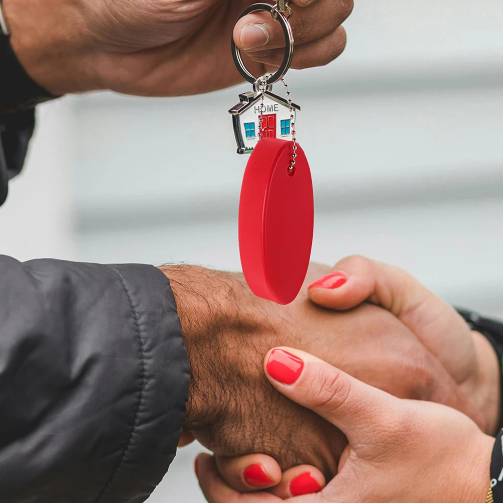 

5 Pcs Car Float Keychain Floating Charm Buoy Chains for Kayak Rings Surfing Polyurethane Boating Keys