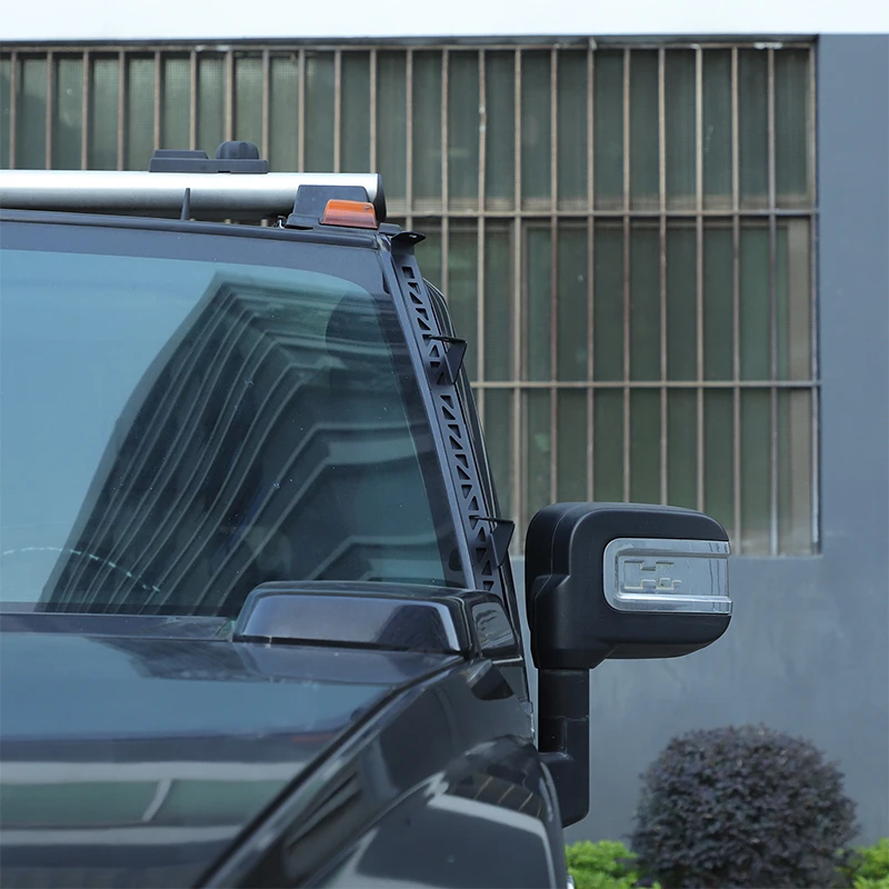 ل 2003-2009 هامر H2 A-عمود الأضواء قوس السيارات A-عمود الجانبين تركيبة إضاءة قوس الملحقات الكربون المس #5