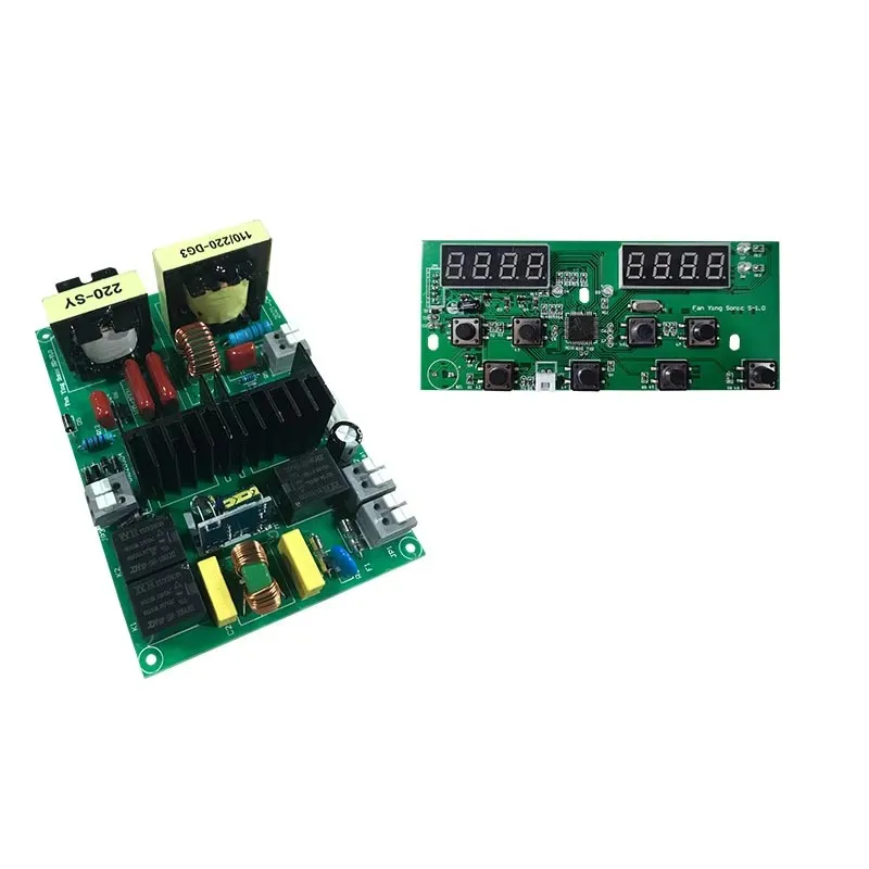 Ultrasonic Drive Board 40KHz 150W 100W Display Time Driver Ultrasonic Generator Parts For Industrial Washer Transducers CHYSONIC