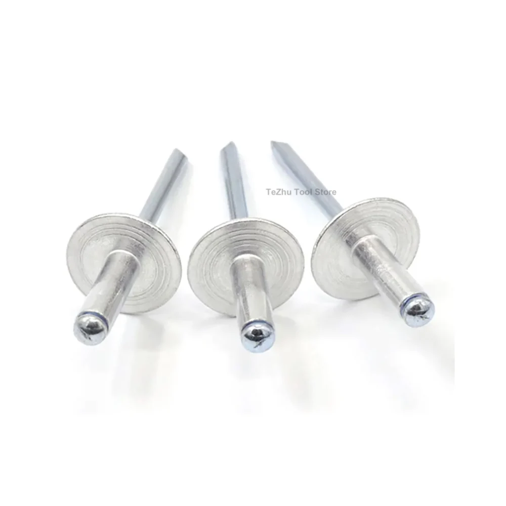 3.2 M4 M5 Aluminium Large Flange Head Blind Rivets Pull Decoration Pop Nail Aluminum Rivet