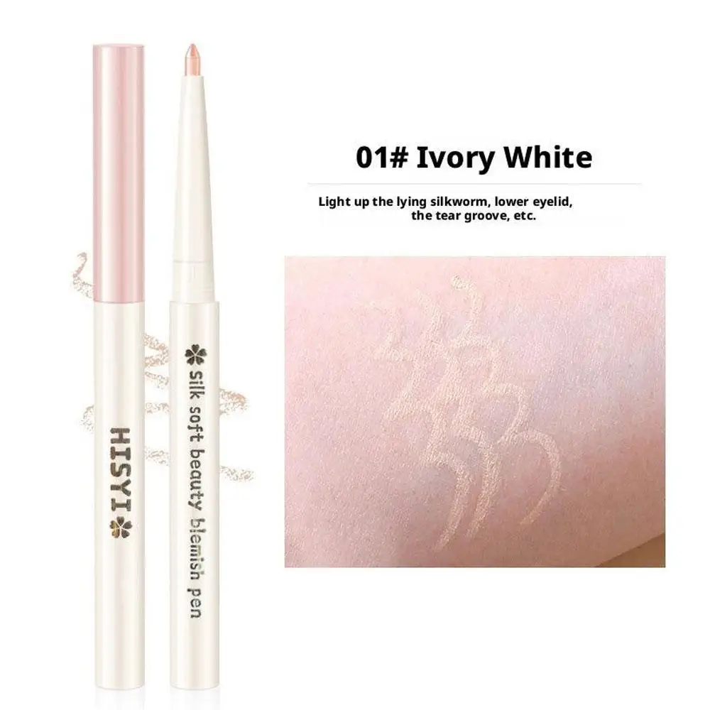 Penna correttore illuminante sotto gli occhi - Bacchetta correttore impermeabile per borsa per gli occhi con colore nudo, copre le occhiaie e le borse per gli occhi ﻿