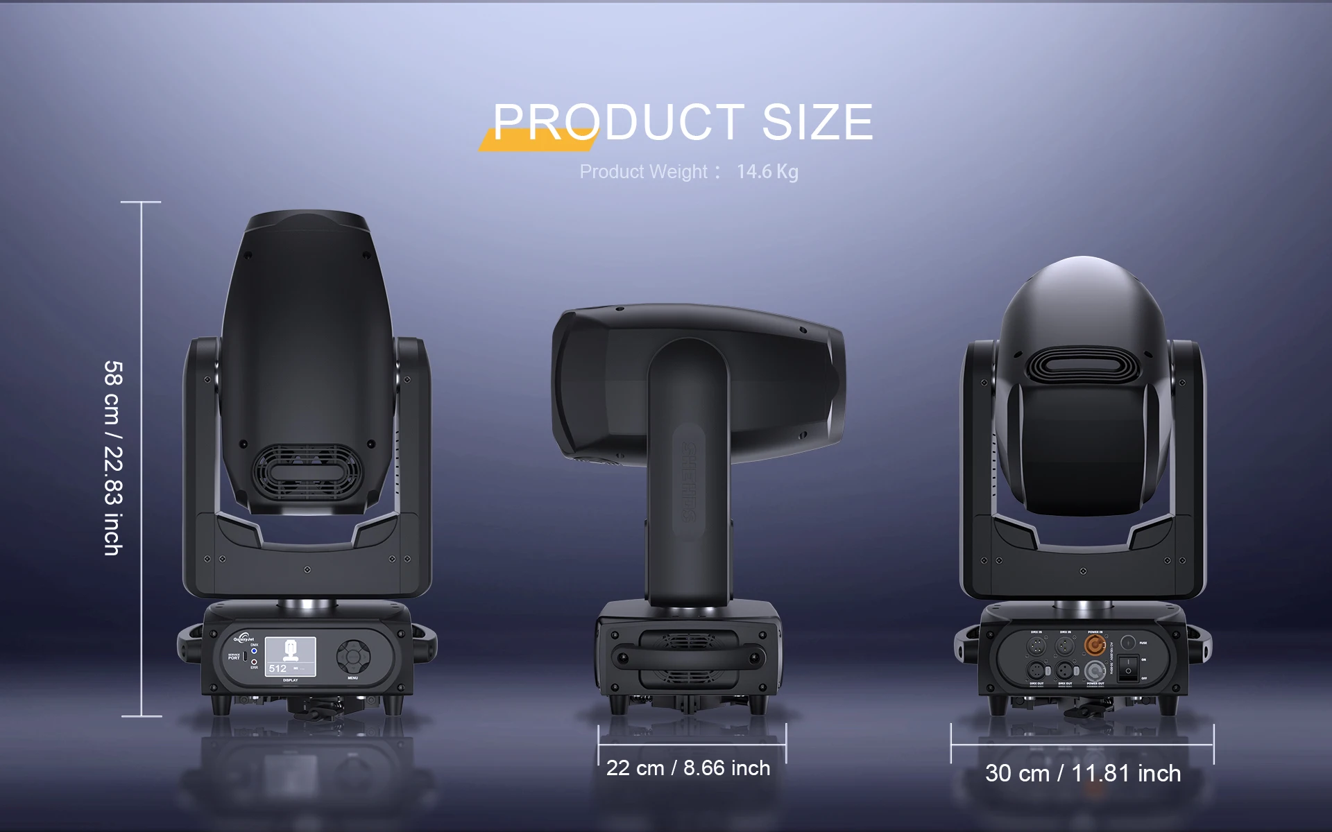 300W BSW 3in1 LED Moving Head Beam Spot Wash Stage Light Effect Professional For DJ Disco Wedding Party Concert Zoom DMX512