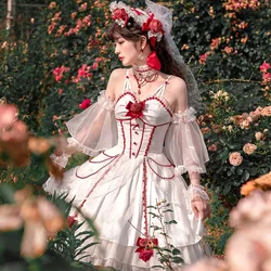 Rose Queen ~ Sweet Lolita JSK Dress for Wedding by YLF