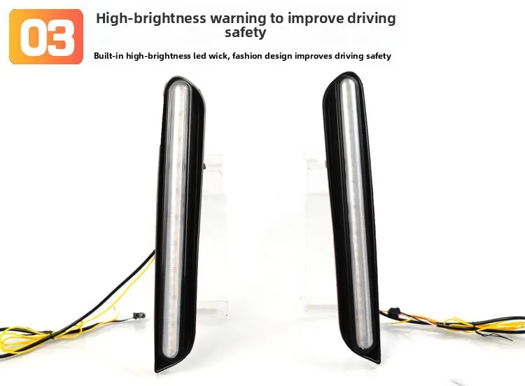 For Leapmotor C10 C16 2024 2025 Car Led Daytime Running Light Front Fog Lamp Led Flowing Turn Signal Modification Accessories detail image 6