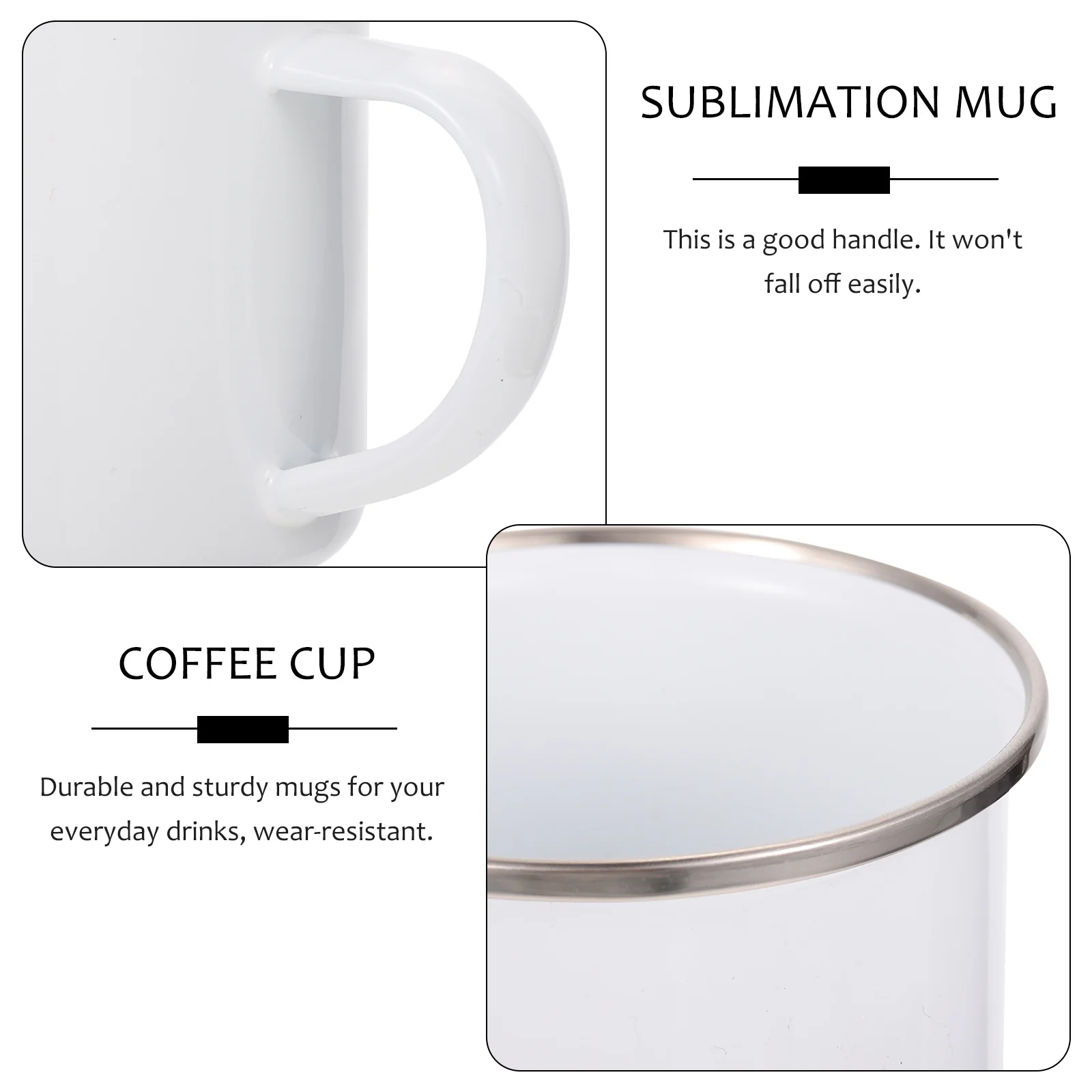 

1pc Sublimation Mug Blank Stainless Steel Drinkware For Home Office Diy Photo Transfer Coffee Cup Water Tumbler Kitchen
