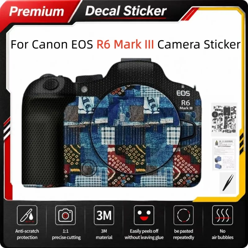 Decal For R6 III Camera Stickers R6M3 Decal Skin R6III Wrap Cover for Canon EOS R6 Mark III Camera Sticker Anti Scratch Wraps