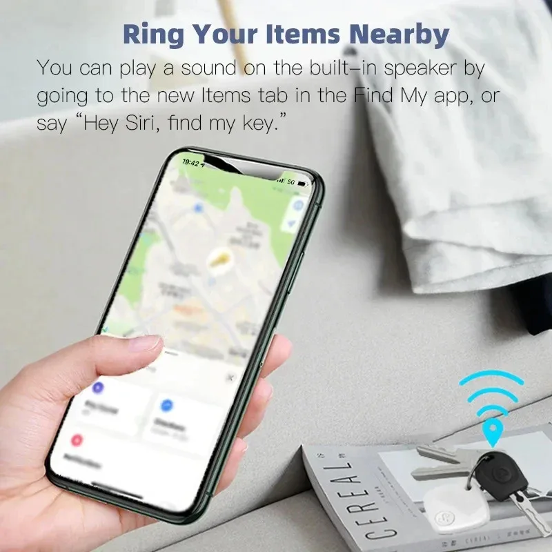 2026 Mini Anti-verlies trackingapparaat Bluetooth en toepassing Smart Label Kinderen en huisdieren GPS Tracker Alarmherinnering Locator