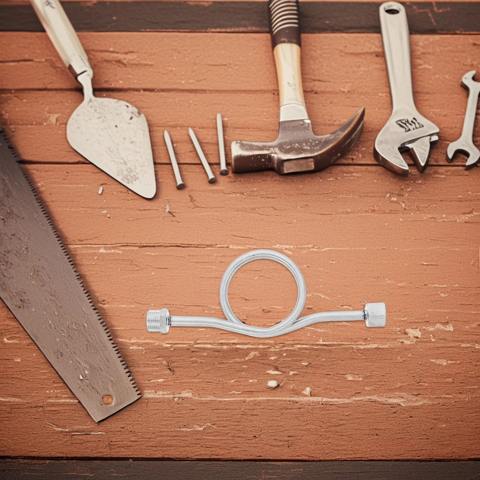 

Pressure Gauge Buffer Pipe Stainless Steel Practical Replaceable Bend Pipe Sturdy Pressure Replacement Accessory