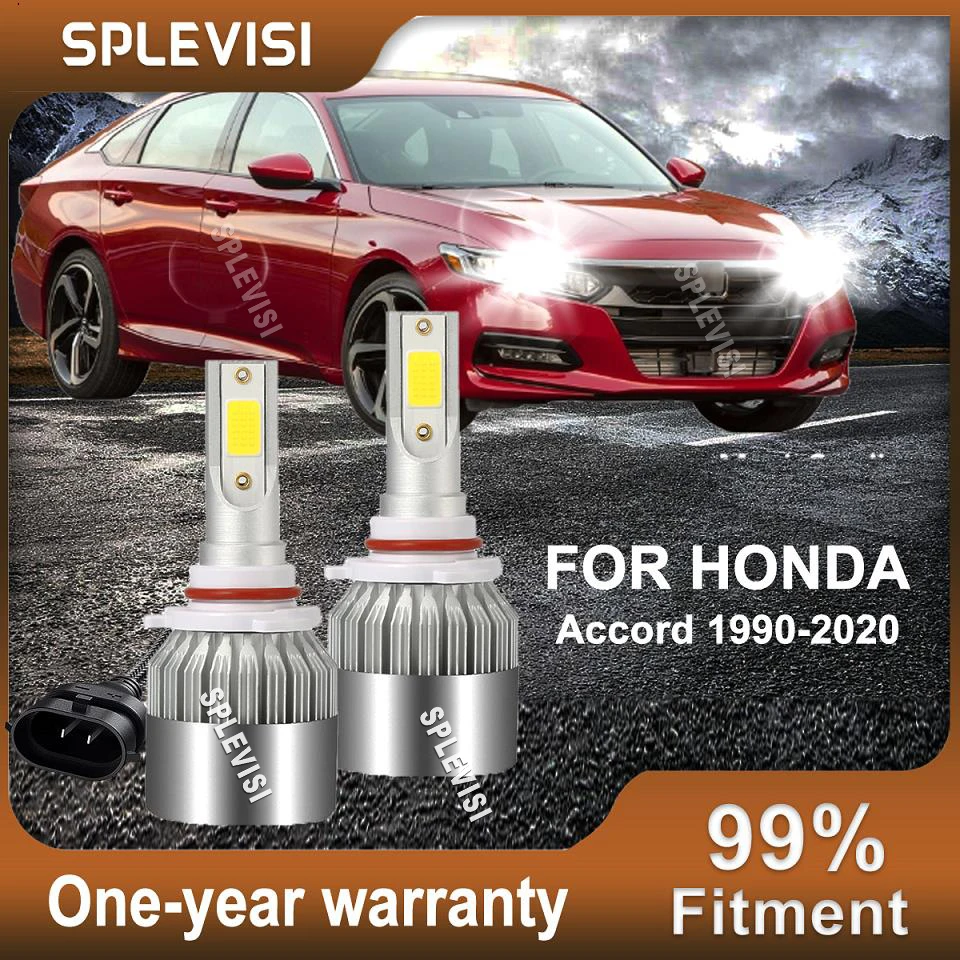 

2x LED Headlight High Beam Bulbs 6000K White Fit For Honda Accord 1990-2020 1991 1992 1993 1994 1995 1996 1997 1998 1999-2020