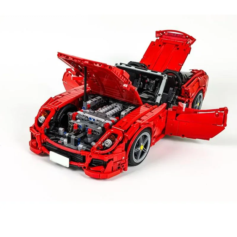 New MOC-183666 Supercar 599 SA Building Block Toy Racing Model Improved Stitching Building Blocks 2717PCS Christmas Gift