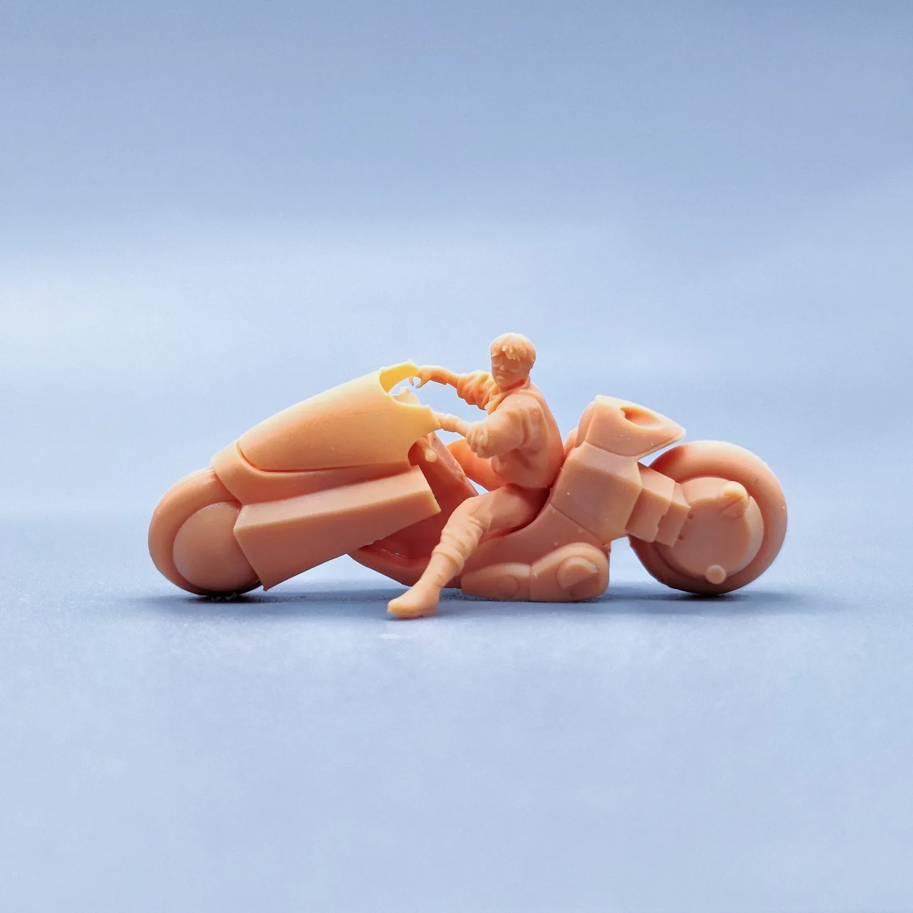 

1/64 1/50 1/43 статуэтки масштабная модель каучуковая мотоциклетная нецветная миниатюрная диорама ручная роспись S938