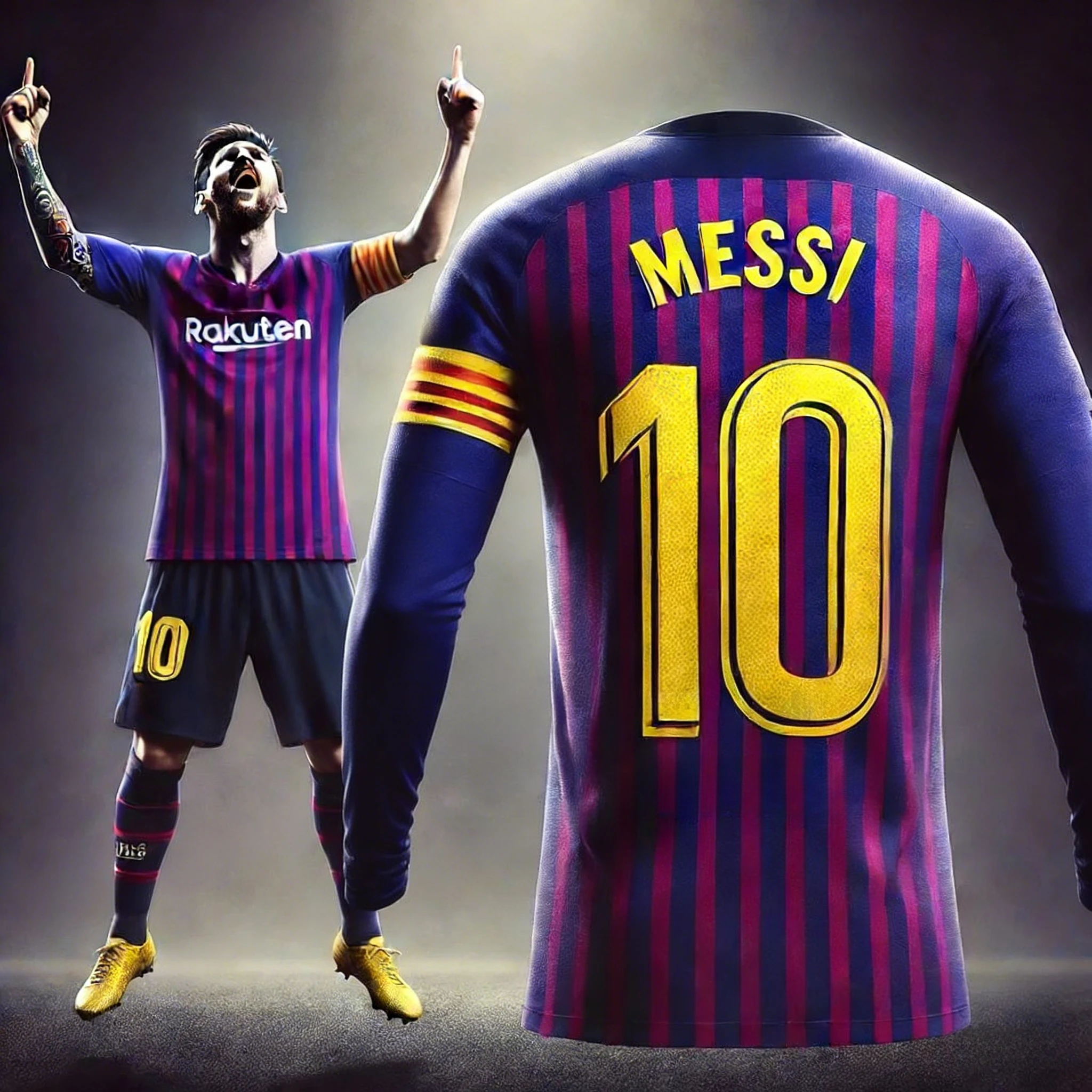 Latest Messi Printed Men's Fan Commemorative Long-sleeved T-shirt for Outdoor Sports Breathable Quick Drying Comfortable Kids