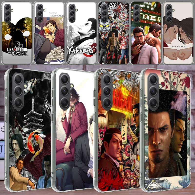 Funda para Teléfono con Diseño de Yakuza 0 para Samsung A16 A26 A36 A56 A17 A37 A57 A07 A06 A02S A03 A04S A05S Galaxy Note 20 10 A50S A71 A51 A31 A