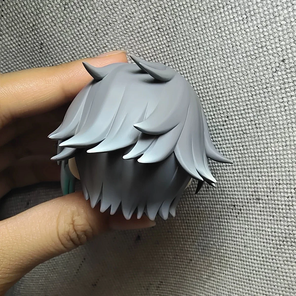 Handmade Genshin Impact Alhaitham ob11 ob22 Gsc BJD Hair Shell Wig Detachable Faceplate Doll Accessories Game  Anime Figure Toy