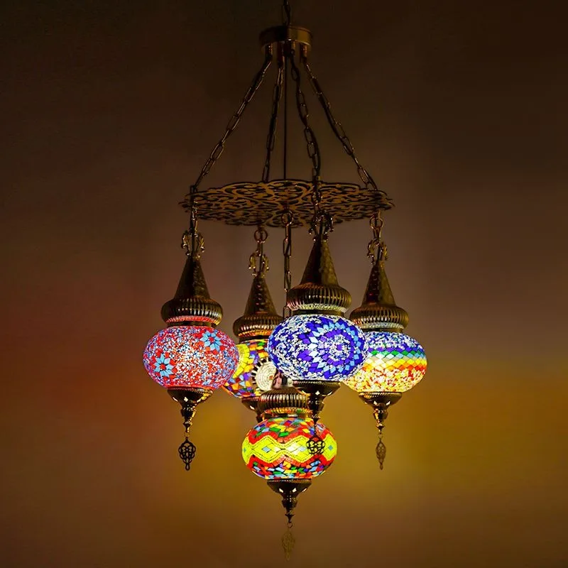 Creative Handmade Ice Cracked Glass Branch Metal Chandelier 13 Lights LED Living Dining Cafe Hotel Guesthouse Decor Novelty New