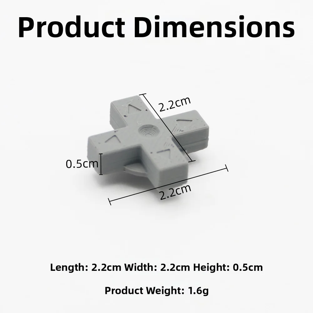 For R36S Specific D-pad Replacement Kit - 2.2x2.2x0.5CM For PLA Dpad With True-to-Original Fit And Enhanced Operational Feel
