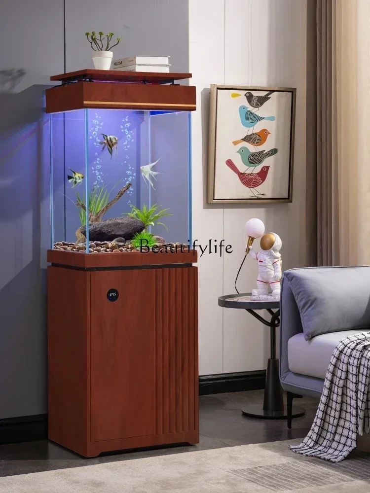 فلتر خزان الأسماك الزجاجي الأبيض الفائق لغرفة المعيشة، حوض السمك، فلتر بيئي صغير ومتوسط، تغيير المياه #3