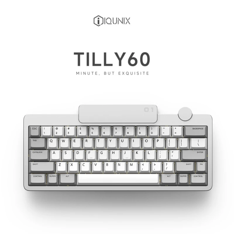 

IQUNIX Tilly60 Super Series Gamer Mechanical Keyboard 3-Mode USB/2.4G/BT Wireless Keyboard Customized Gaming Keyboard Gift