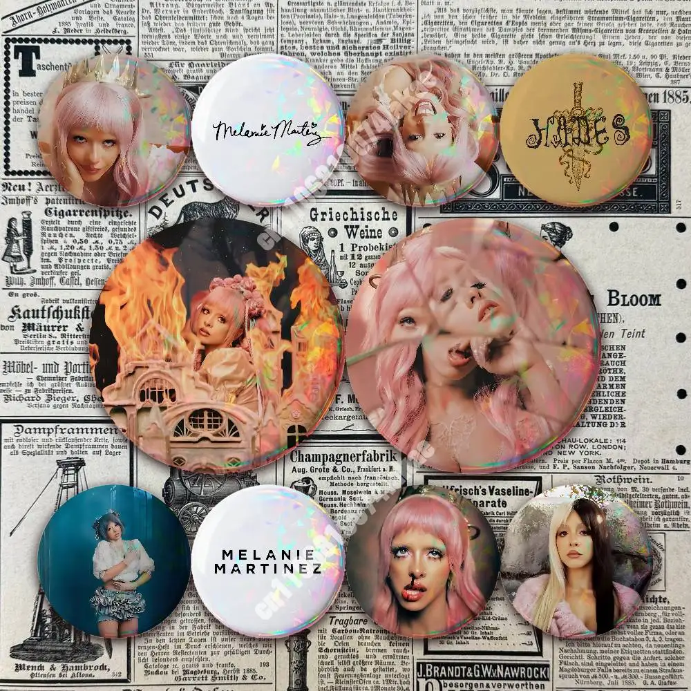 M-Melanie Martinez-S HADES Button Badge 2PC Sets for Bags & Clothes & Accessories Metal Pin Creative Gift